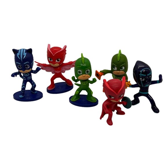 PJ Masks Action Figures Set of 6 - Picture 1 of 5